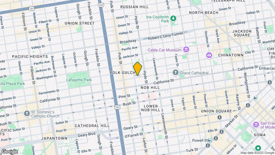 1588 Sacramento St Map and Location Details