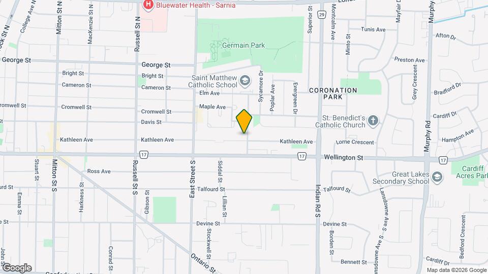 121 Walnut Av S Map and Location Details