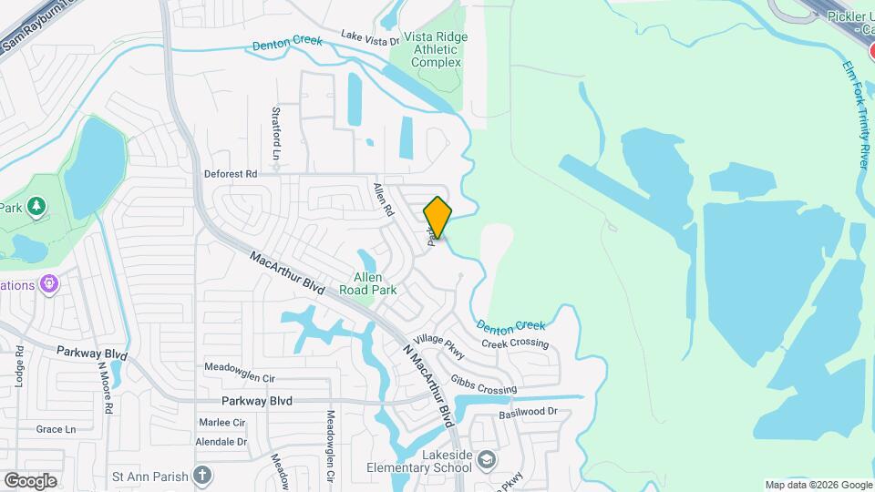 909 Parker Dr Mapa y Detalles de la Ubicación