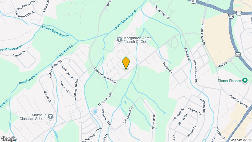 2029 Morganton Rd Map and Location Details