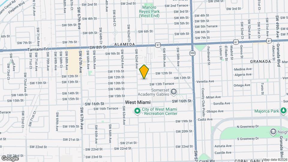 6102 SW 13th St Mapa y Detalles de la Ubicación