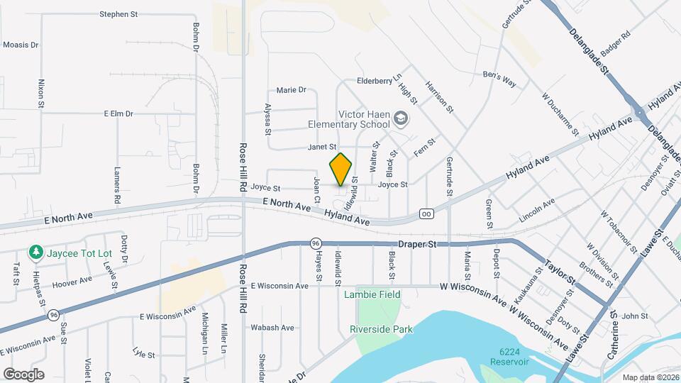 1105 Joyce St Map and Location Details