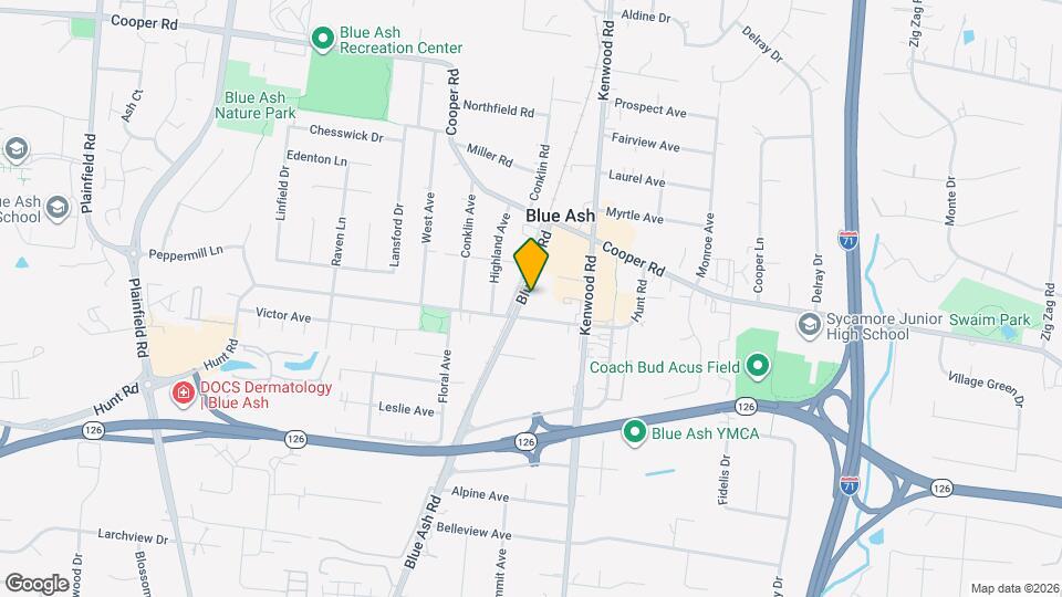 9470 Blue Ash Rd Map and Location Details