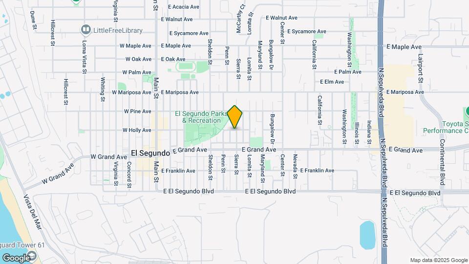 626 E Holly Ave Mapa y Detalles de la Ubicación