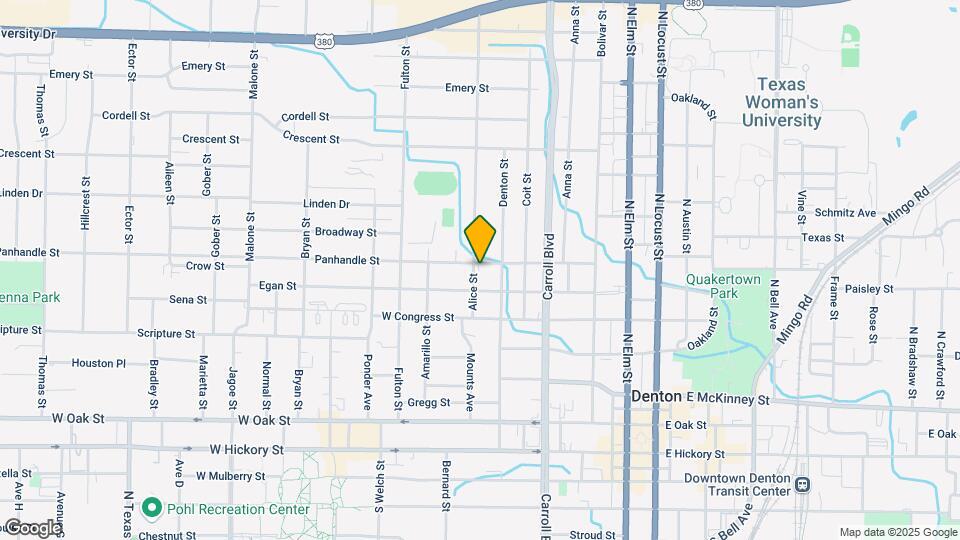 725 Panhandle St Map and Location Details