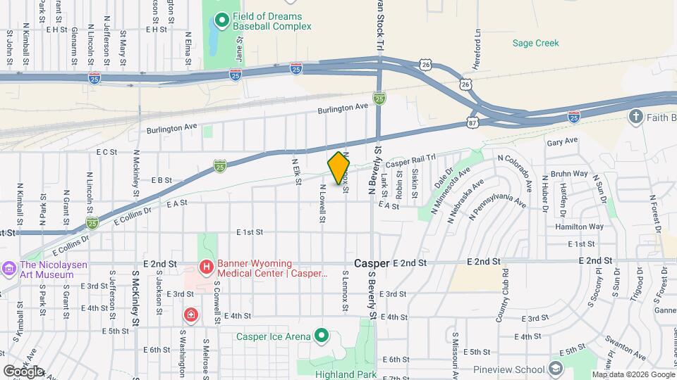 226 N Lennox St Map and Location Details