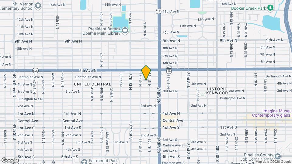 3521 4th Ave N Map and Location Details