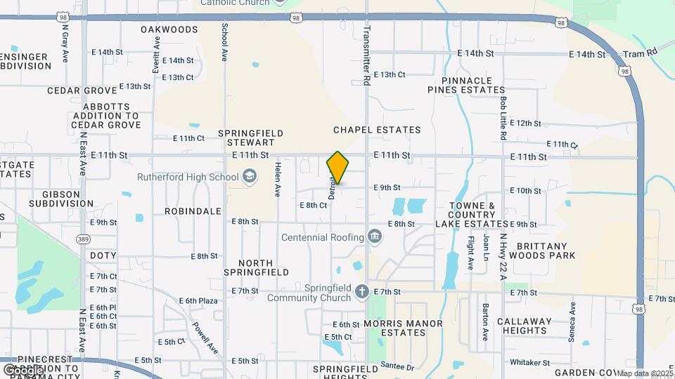 3806 E 9th St Map and Location Details