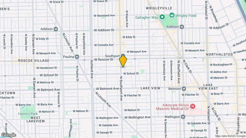 3319 N Southport Ave Map and Location Details