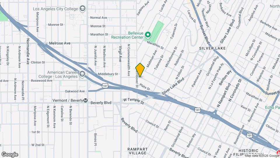 3538 London St, Unit Front Unit Map and Location Details