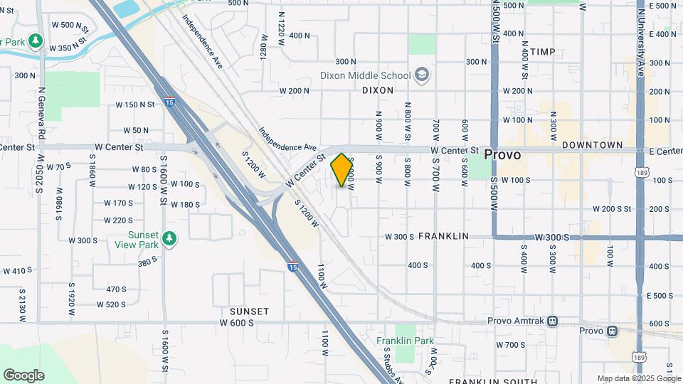 151 S 1050 W Map and Location Details