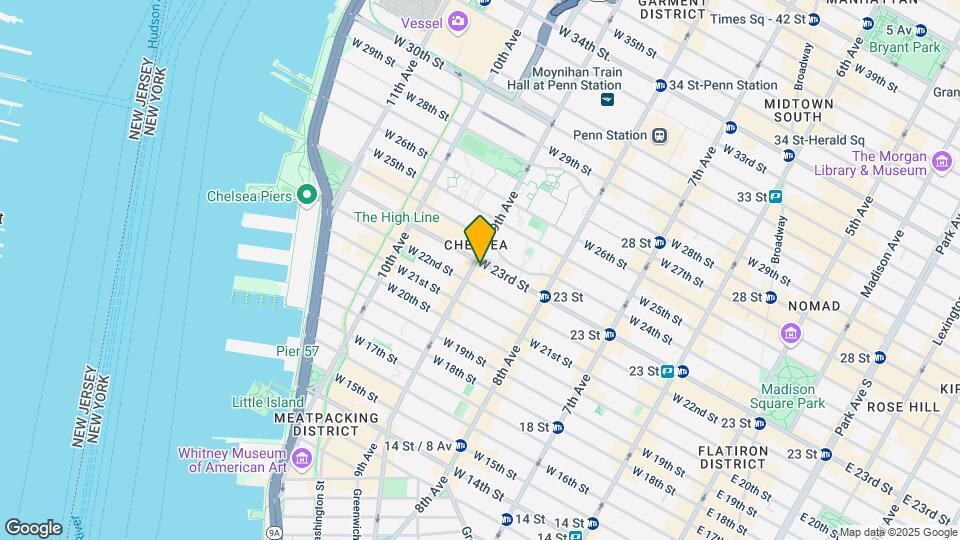 366 W 23 Street Map and Location Details
