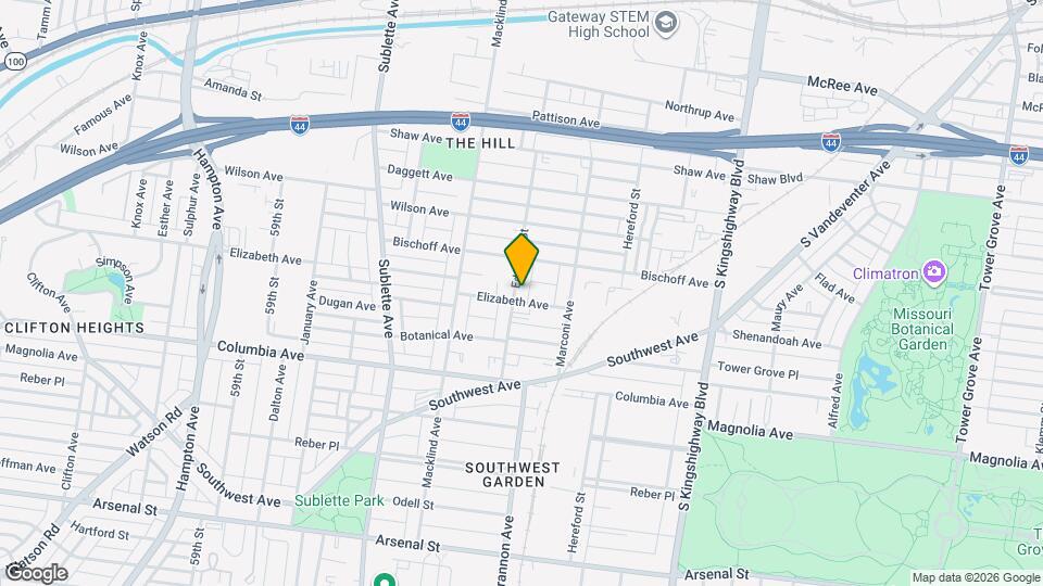 2234 Edwards St Map and Location Details