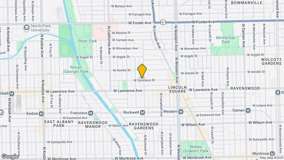 2604 W Gunnison St, Unit 2 Mapa y Detalles de la Ubicación