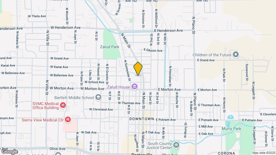 481 N Division St Map and Location Details