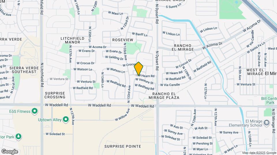 13264 W Ventura St Map and Location Details