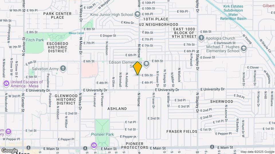 456 N Horne Map and Location Details