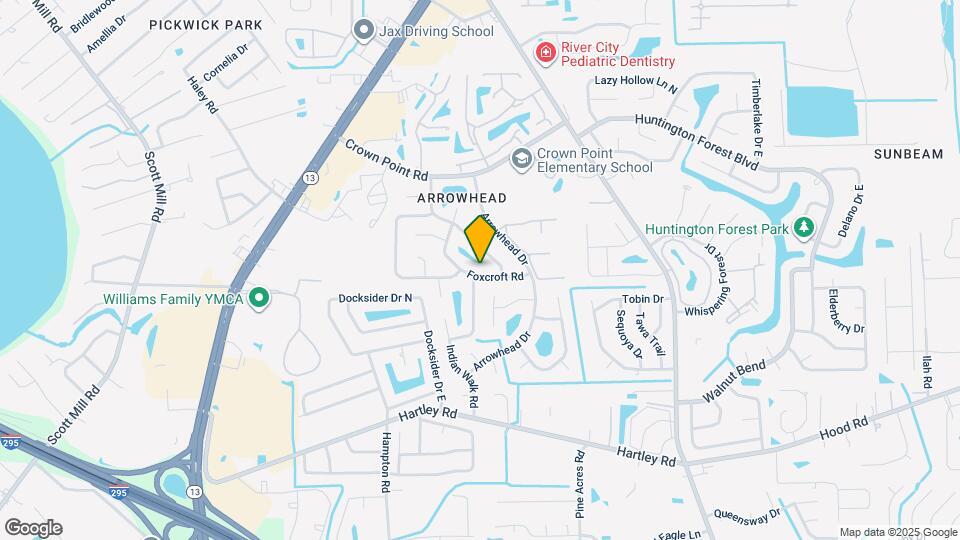 3709 Foxcroft Rd Map and Location Details