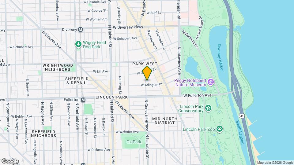 564 W Arlington Pl, Unit A02W Mapa y Detalles de la Ubicación