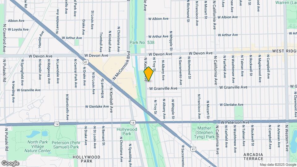 6215-6217 N Kedzie Ave Map and Location Details
