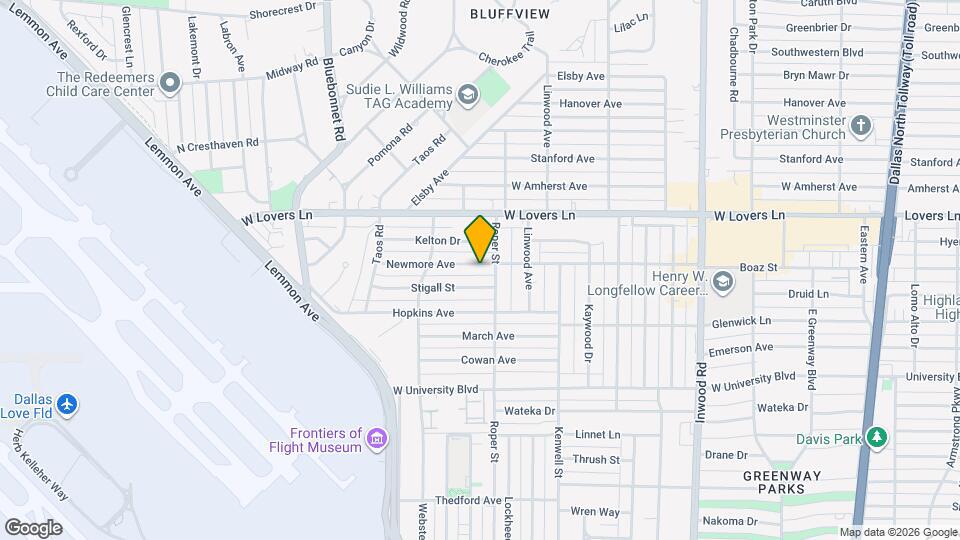 4618 Newmore Ave Map and Location Details