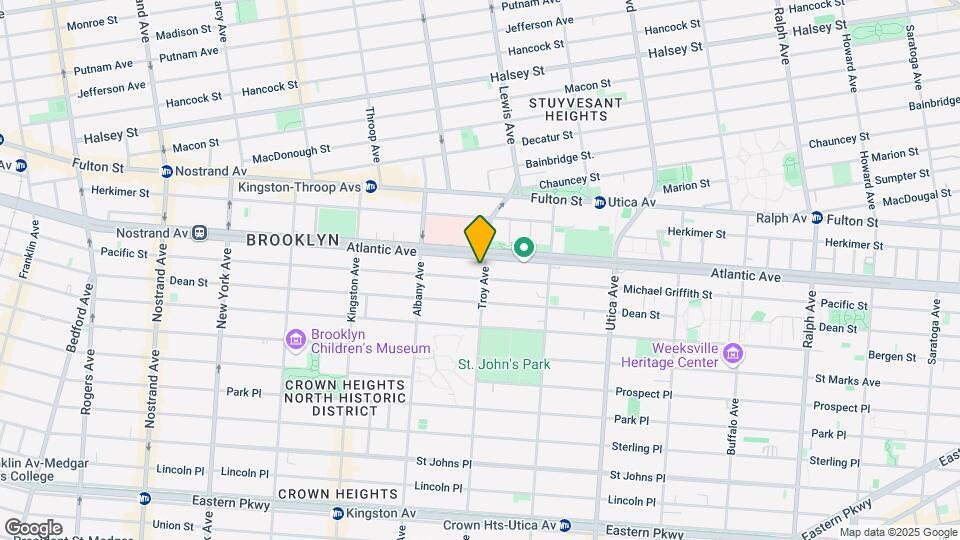 Brooklyn-Crown Heights Multifamily Map and Location Details