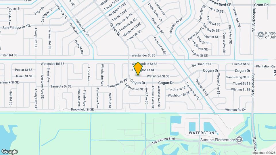 1134 Waterford St SE Map and Location Details