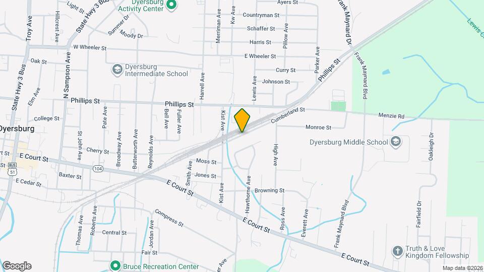 1340 Cumberland St Map and Location Details