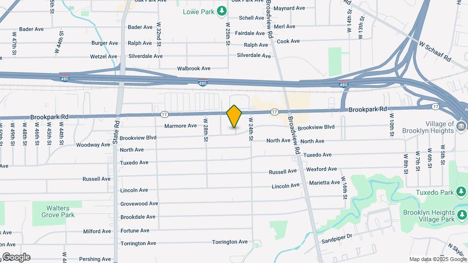 2500 Brookview Blvd Mapa y Detalles de la Ubicación