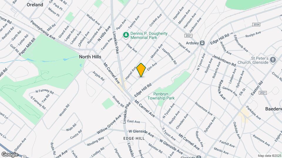 209 Elm Ave Map and Location Details