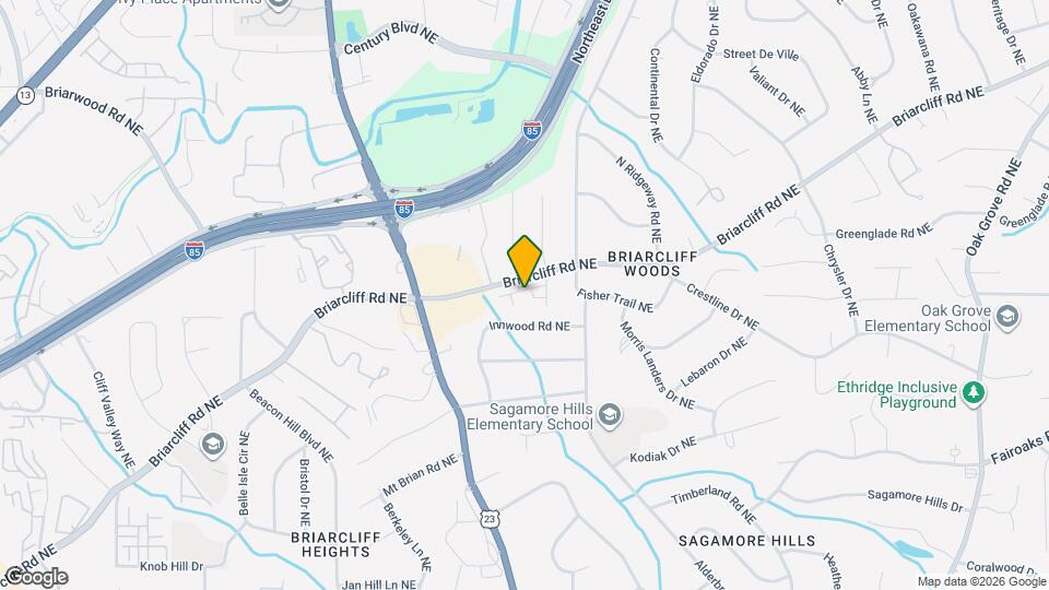3205 Briarcliff Rd NE, Unit 3225 Mapa y Detalles de la Ubicación