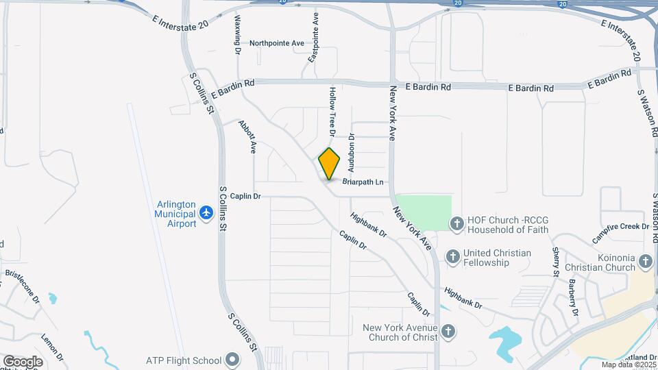 1500 Briarpath Ln Map and Location Details