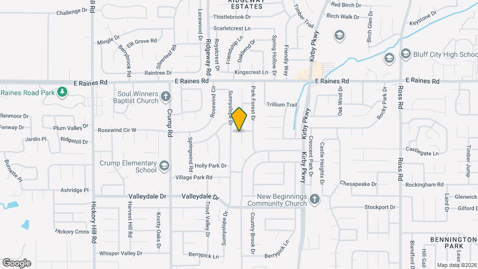 6283 Cranbury Park Dr Map and Location Details