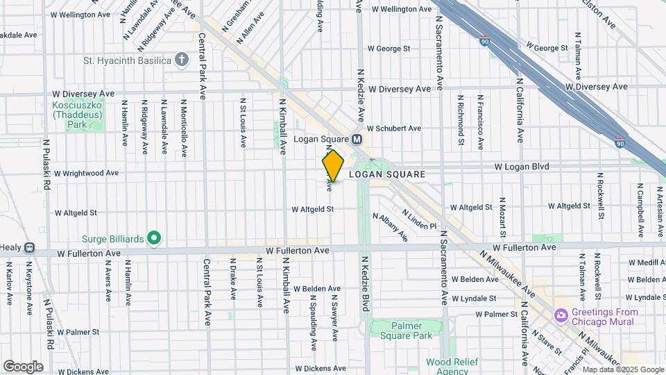 2535 N Sawyer Ave Mapa y Detalles de la Ubicación