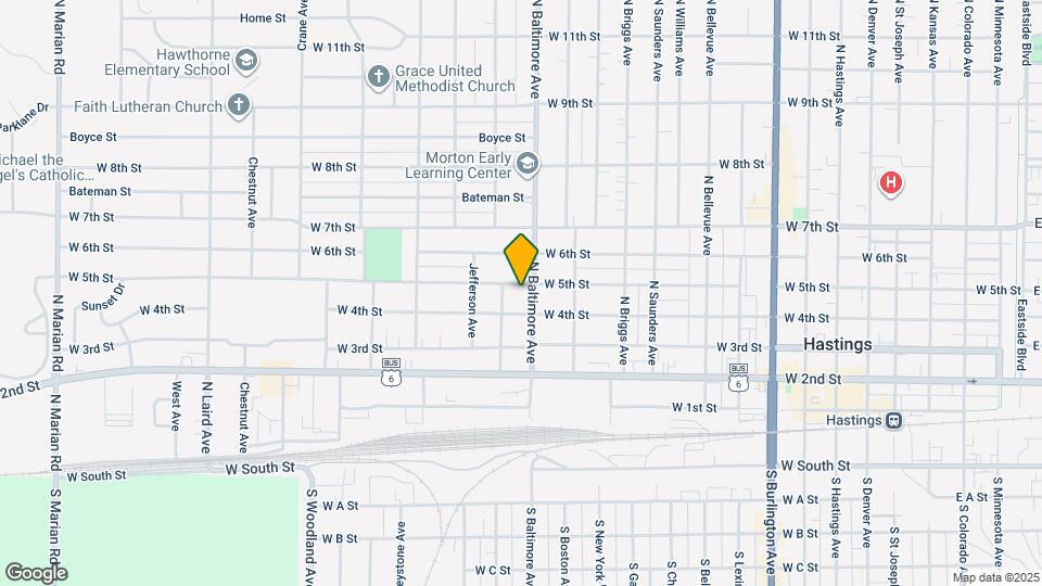1509 W 5th St Map and Location Details