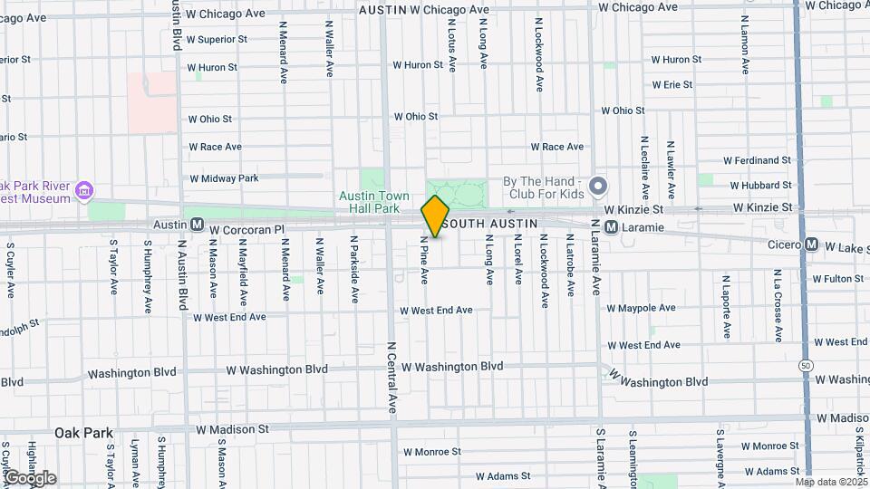 327 N Pine Ave Map and Location Details