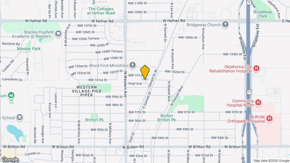 901 Hoyt Ave Map and Location Details