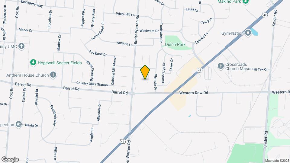 1055 Sheffield Dr Mapa y Detalles de la Ubicación