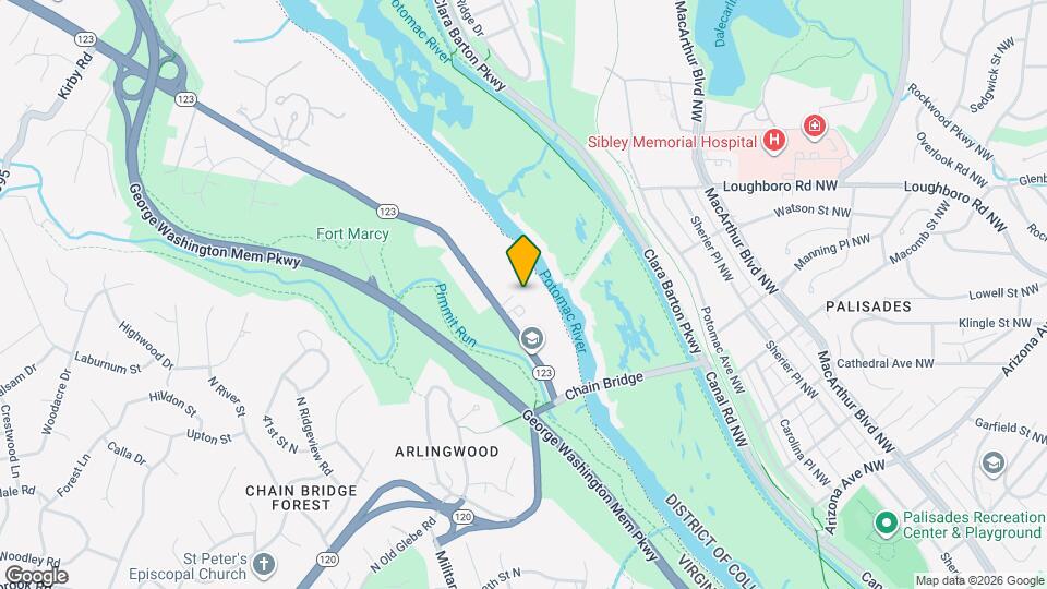 221 Chain Bridge Rd Map and Location Details