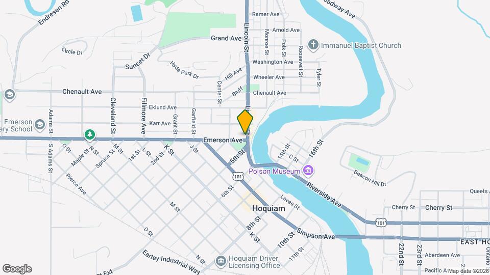 829 Emerson Ave Map and Location Details