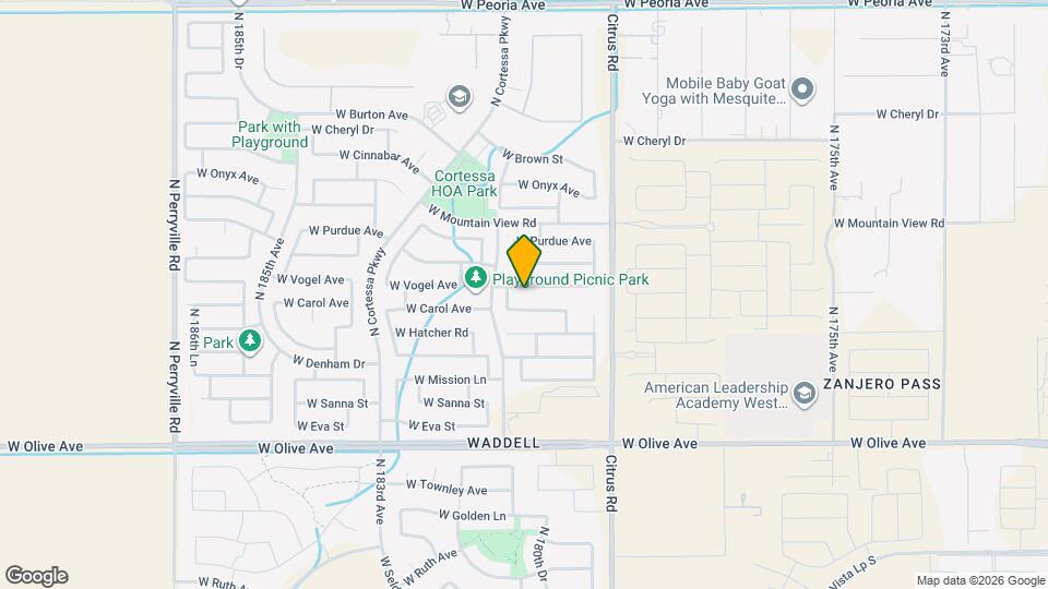 18055 W Vogel Ave Map and Location Details