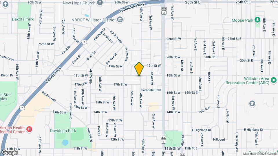 413 18th St W Map and Location Details