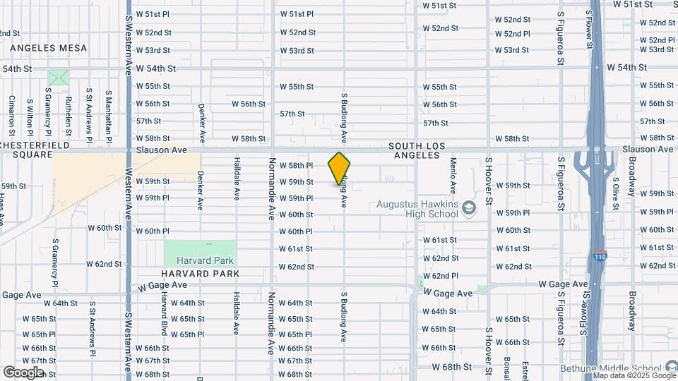 1207 W 59th Pl Map and Location Details