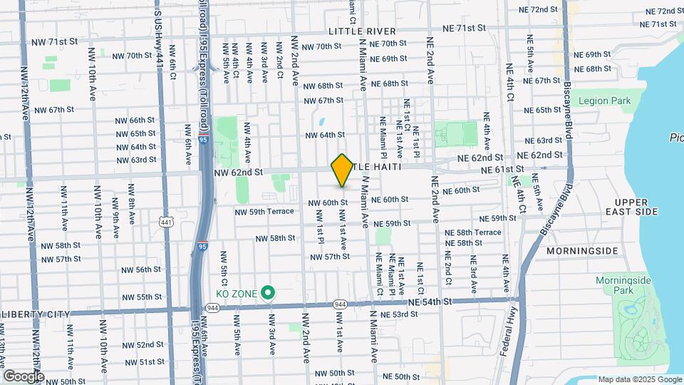 6030 NW 1st Ave Map and Location Details