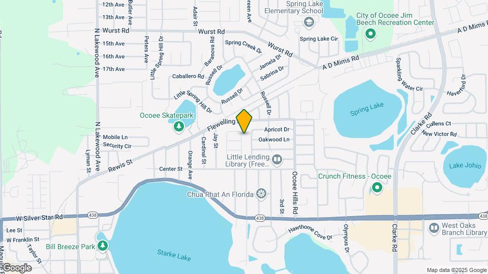 804 Starke Lake Cir Map and Location Details