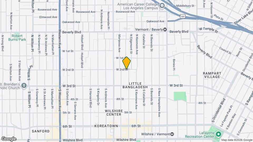 201 S Alexandria Ave Map and Location Details