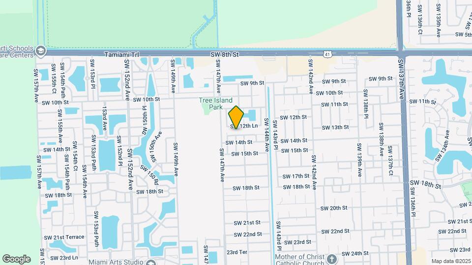 14581 SW 13th Ter Map and Location Details