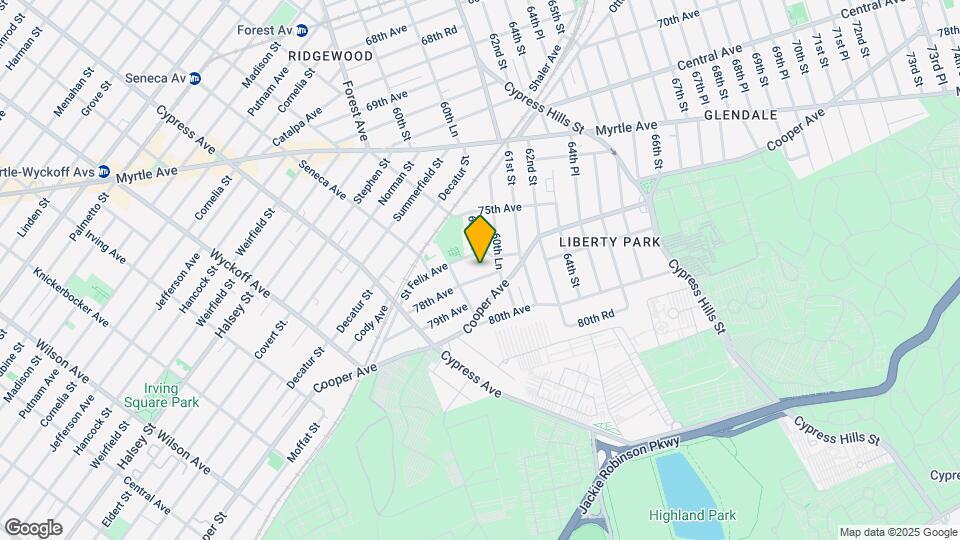 60-27 78th Ave Mapa y Detalles de la Ubicación