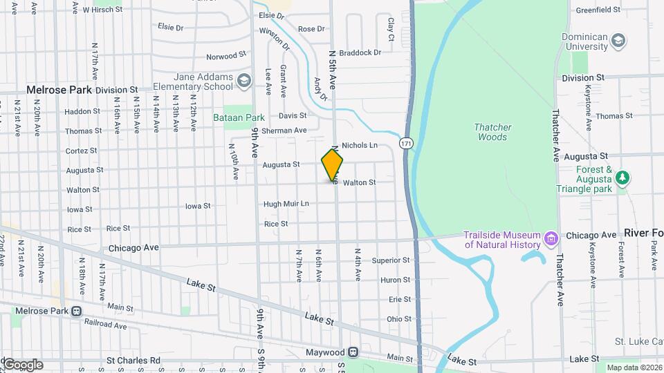 918 N 5th Ave Map and Location Details