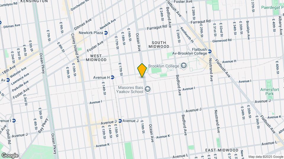 1326 Ocean Ave-Unit -1A Map and Location Details